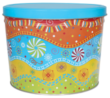 Load image into Gallery viewer, OBX Popcorn 2 gallon Celebration tin
