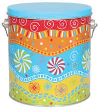 Load image into Gallery viewer, OBX Popcorn 1 gallon Celebration tin
