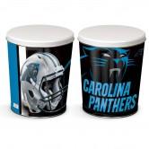 Load image into Gallery viewer, Carolina Panthers 3 gallon popcorn tin
