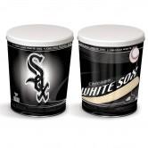 Load image into Gallery viewer, Chicago White Sox 3 gallon popcorn tin
