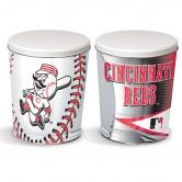 Load image into Gallery viewer, Cincinnati Reds 3 gallon popcorn tin