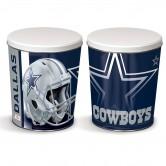 Dallas Cowboys 3 gallon popcorn tin