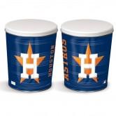 Load image into Gallery viewer, Houston Astros 3 gallon popcorn tin
