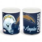 Load image into Gallery viewer, Los Angeles Chargers 1 gallon popcorn tin
