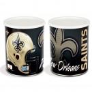 New Orleans Saints 1 gallon popcorn tin