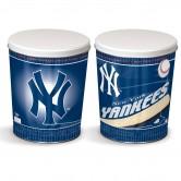 New York Yankees 3 gallon popcorn tin