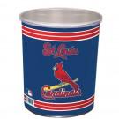 Load image into Gallery viewer, St. Louis Cardinals 1 gallon popcorn tin