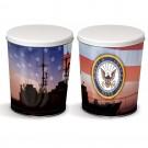 Load image into Gallery viewer, US Navy 3 Gallon Popcorn Tin
