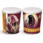 Load image into Gallery viewer, Washington Redskins 1 gallon popcorn tin
