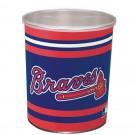 Atlants Braves 1 gallon popcorn tin