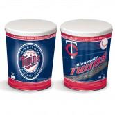 Minnesota Twins 3 gallon popcorn tin