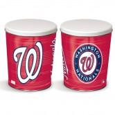 Washington Nationals 3 gallon popcorn tin